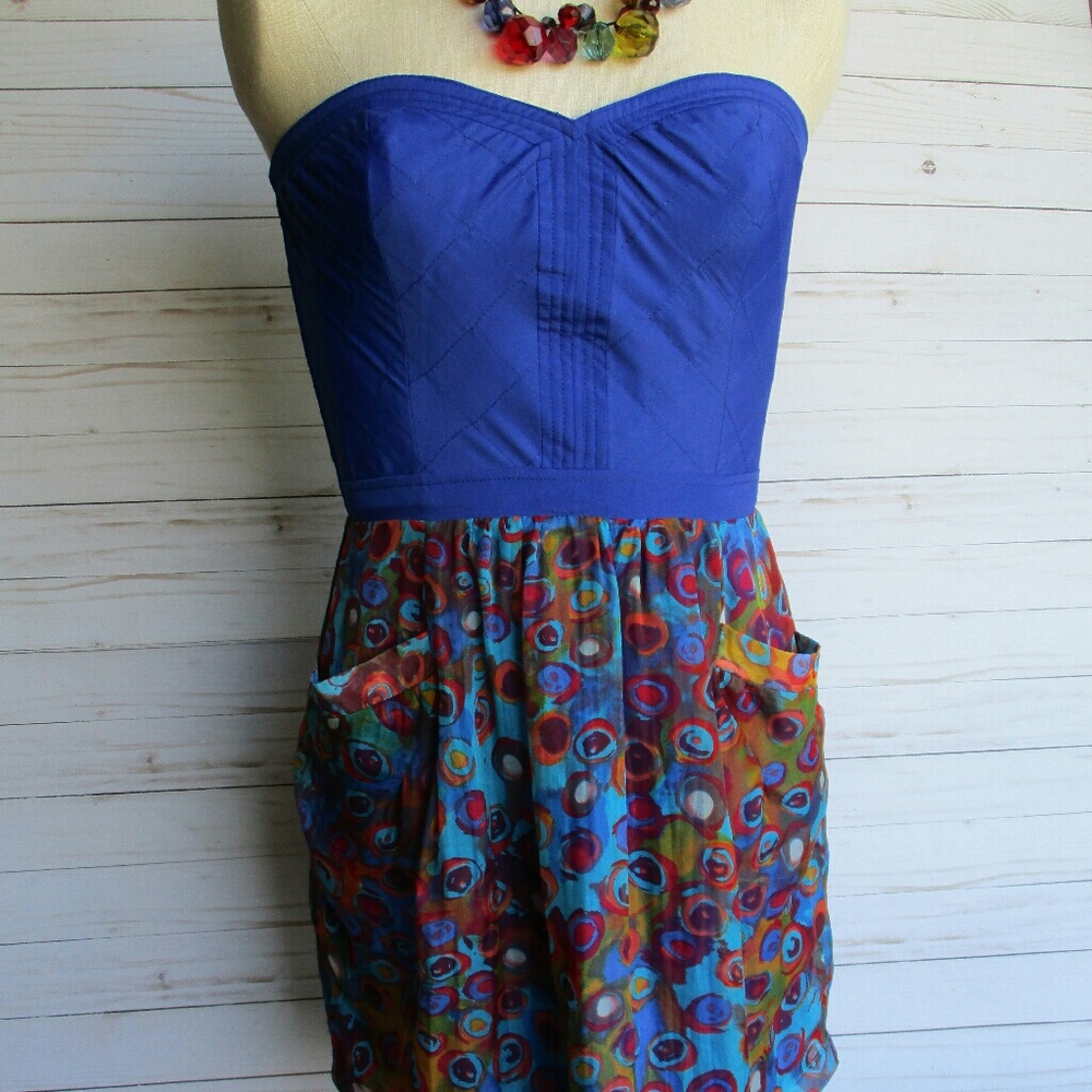 Sugarlips 💋 Silk Strapless Dress